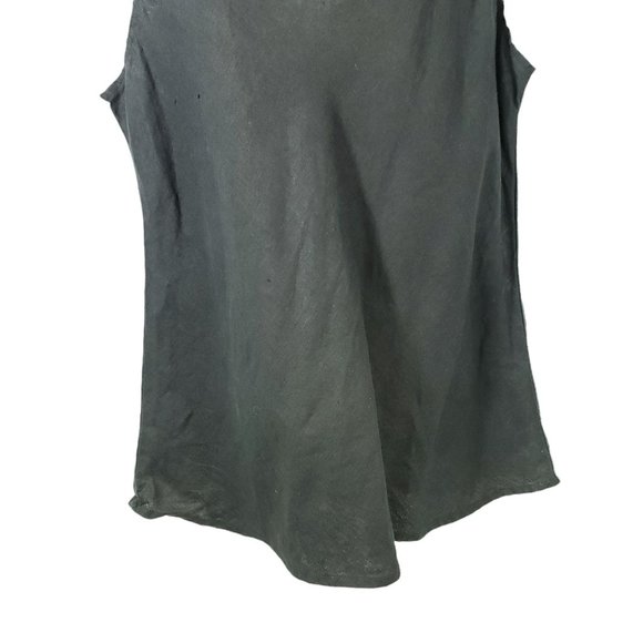 Flax Fundamental Black Tank Top Linen Women's Size Medium - Picture 6 of 9
